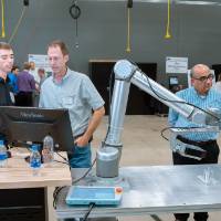 Students and guests at the Engineering Design Project Preview